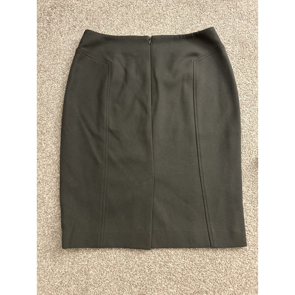Halogen Pencil Skirt Womens 6 Gray Excellent Tailored Professional Knee Length - Picture 3 of 8